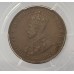 AUSTRALIA 1923 . HALF 1/2  PENNY . PCGS AU50